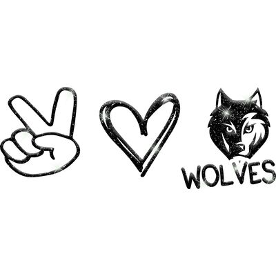 GLT86 BLACK GLITTER Thumbnail